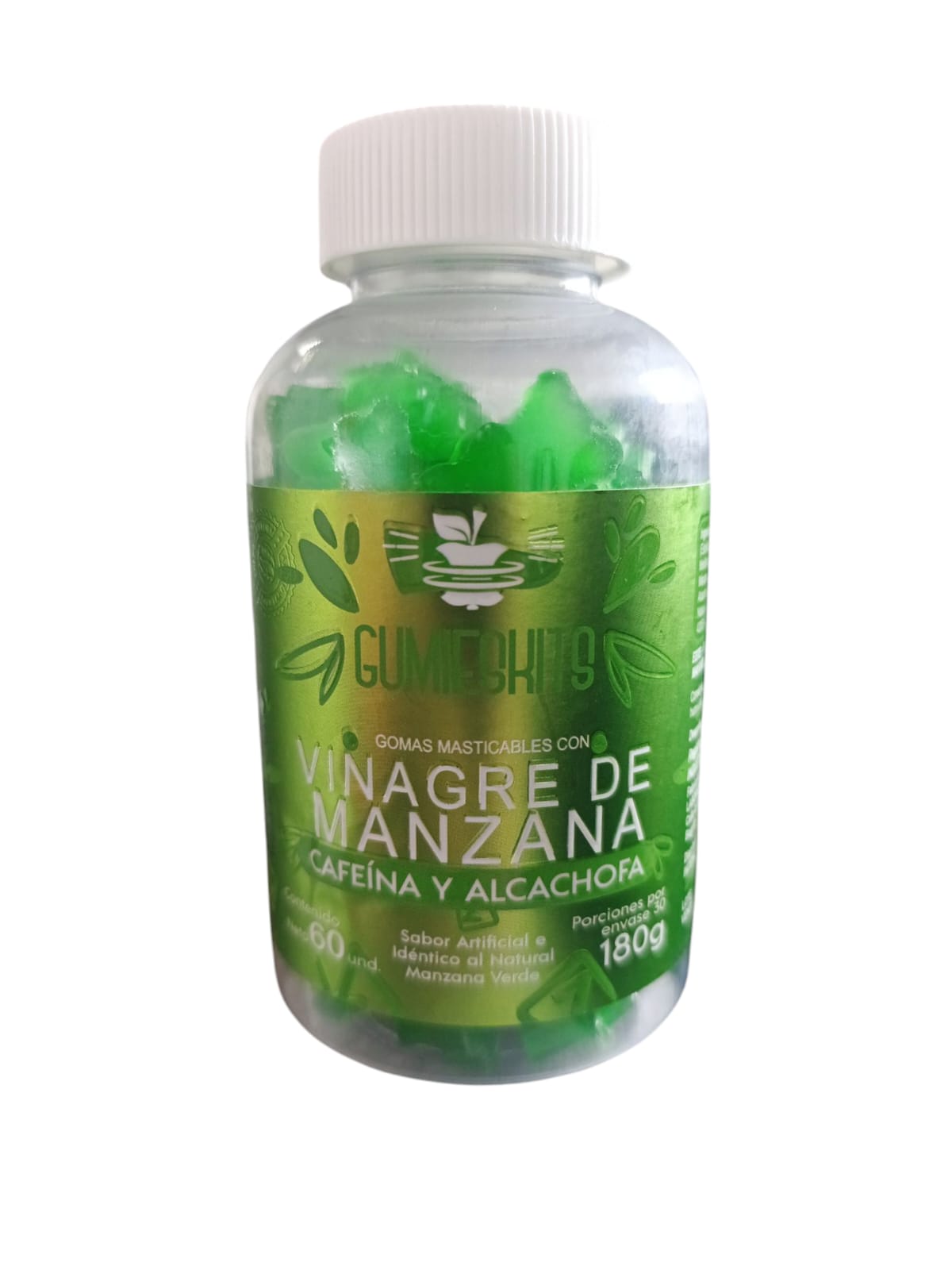 GOMAS VINAGRE DE MANZANA  CAFEINA ALCACH